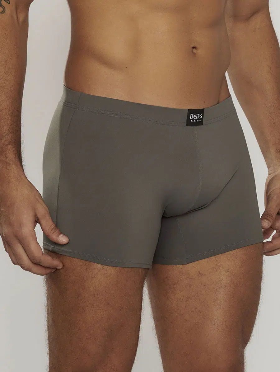Cueca Boxer em Microfibra com Elástico - Imagem 12