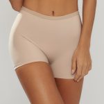 Short Segunda Pele Essencial em microfibra soft gun, ideal para usar sob roupas finas e transparentes.