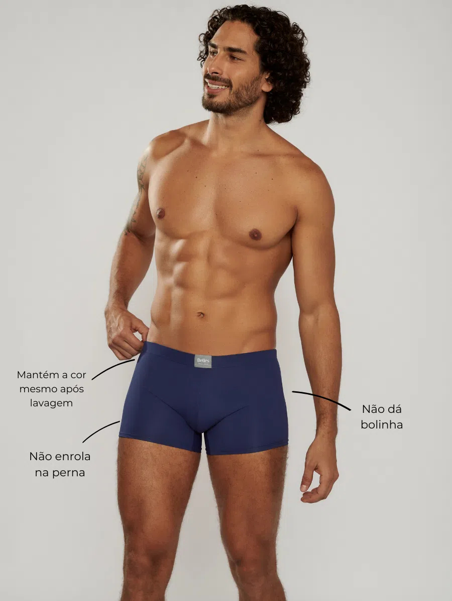 Kit 3 Cuecas Boxer em Microfibra - Imagem 2