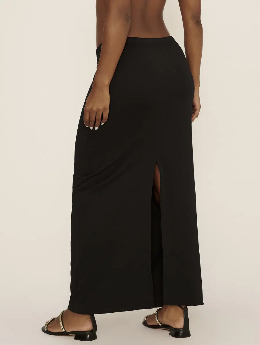 Saia Midi Preto Nix - Imagem 2