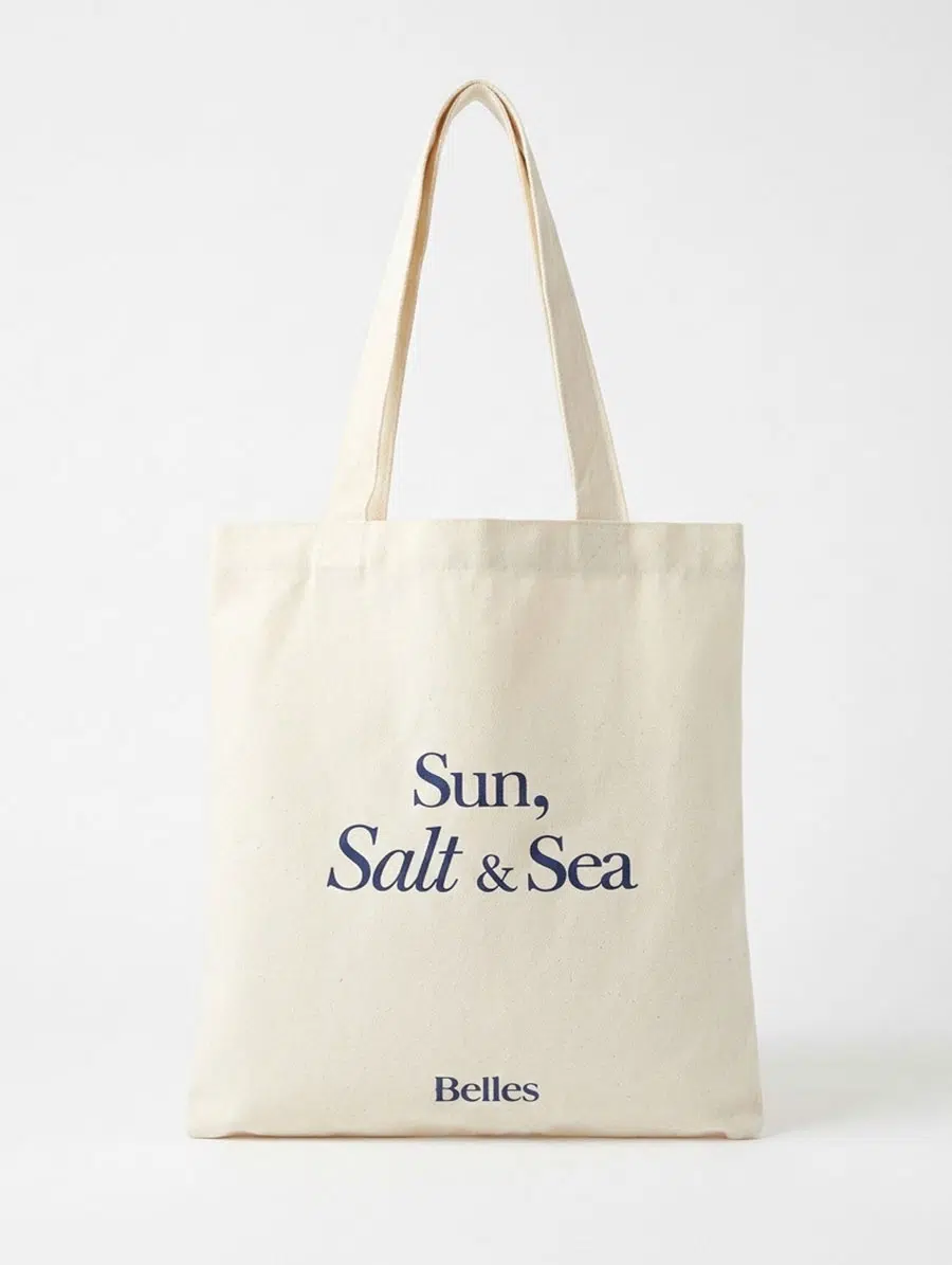 Ecobag Sun, Salt & Sea para carregar o essencial em uma dia de Sol