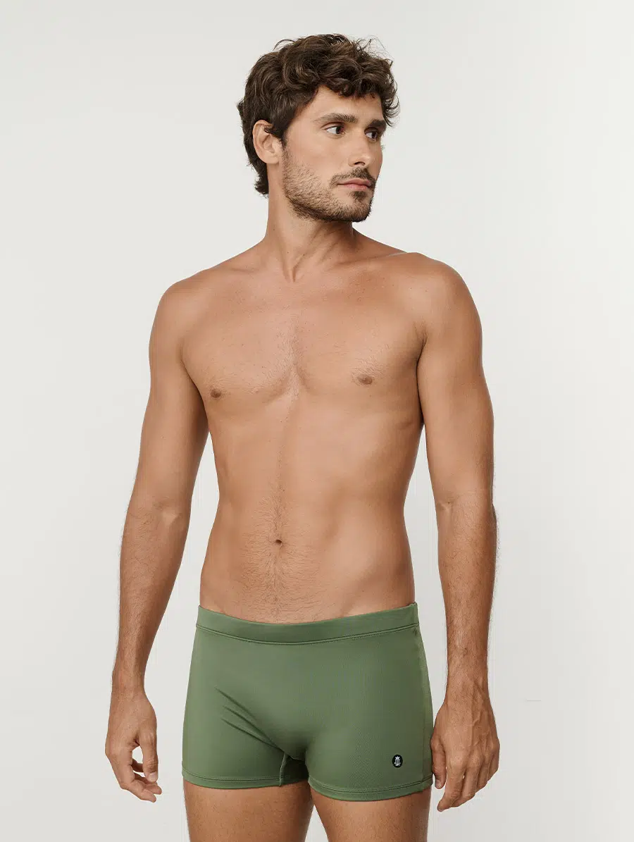 Sunga Boxer Verde Linha Man - Imagem 4